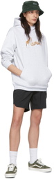 Dime Black Polyester Shorts