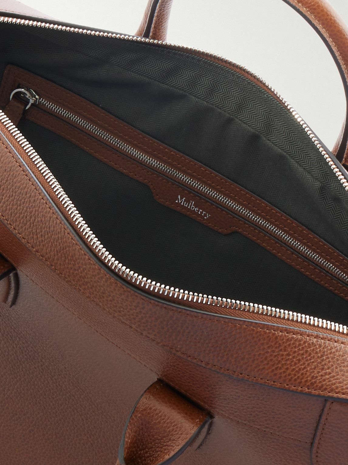 Mulberry - Belgrace Full-Grain Leather Briefcase