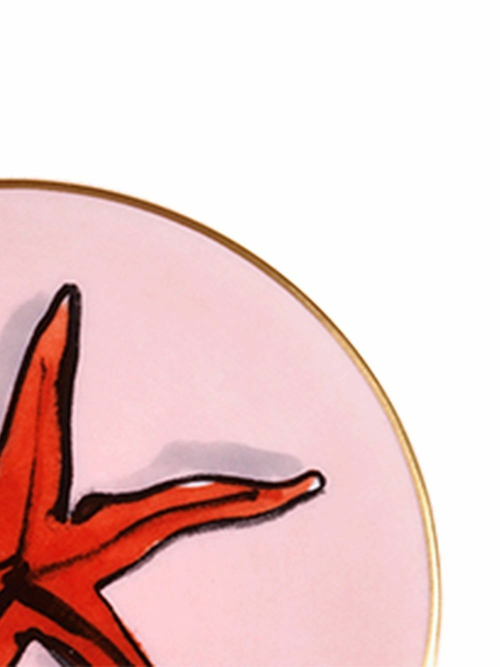GINORI 1735 Multicolour Il Viaggio Di Nettuno Porcelain Coaster Set