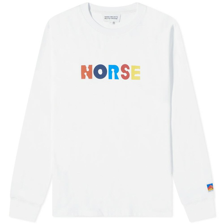 Photo: Norse Projects x Geoff McFetridge Logo Long Sleeve Tee