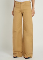 Armarium Luke Wide-leg Cotton Trousers Camel