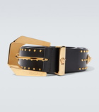 Versace - Medusa Heritage studded leather belt