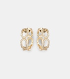 Bucherer Fine Jewellery Link 18kt gold earrings with diamonds