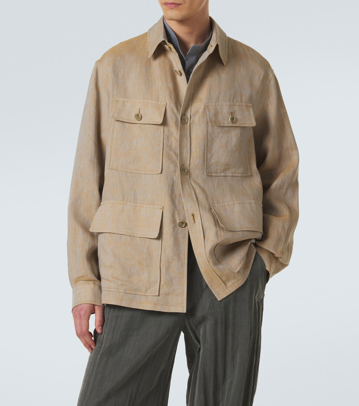 Giorgio Armani Linen overshirt
