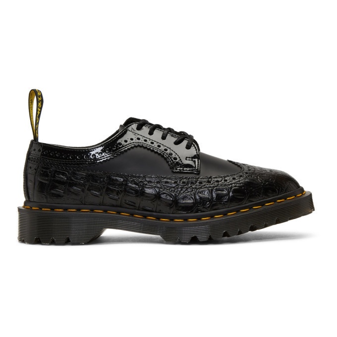 Photo: Dr. Martens Black Engineered Garments Edition Mixed Leather 3989 Brogues