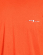 Msgm Mens T-shirt in Tomato red