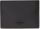 Valentino Garavani Black & White 'VLTN' Card Holder