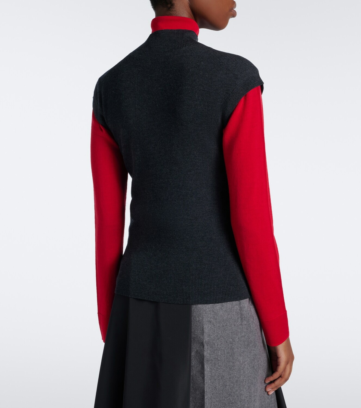 Jardin des Orangers Ribbed-knit virgin wool top