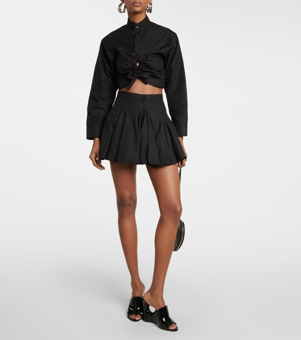 ミニスカート ALAIA MINI SKIRT ALAÏA ニット カットアウト ミニスカート | NET-A-PORTER