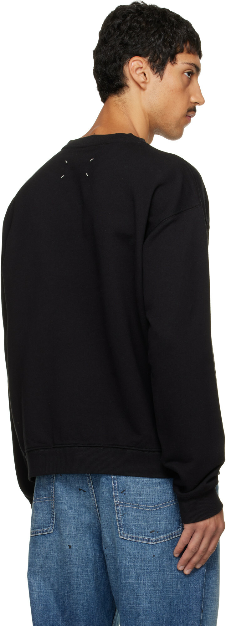 Maison Margiela Black Number Sweatshirt