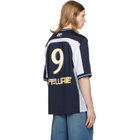 Off-White Navy Royal Team Soccer T-shirt