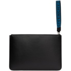 Givenchy Black Coated Large Pouch