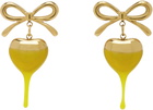 Ottolinger Dipped Bow Heart Earrings