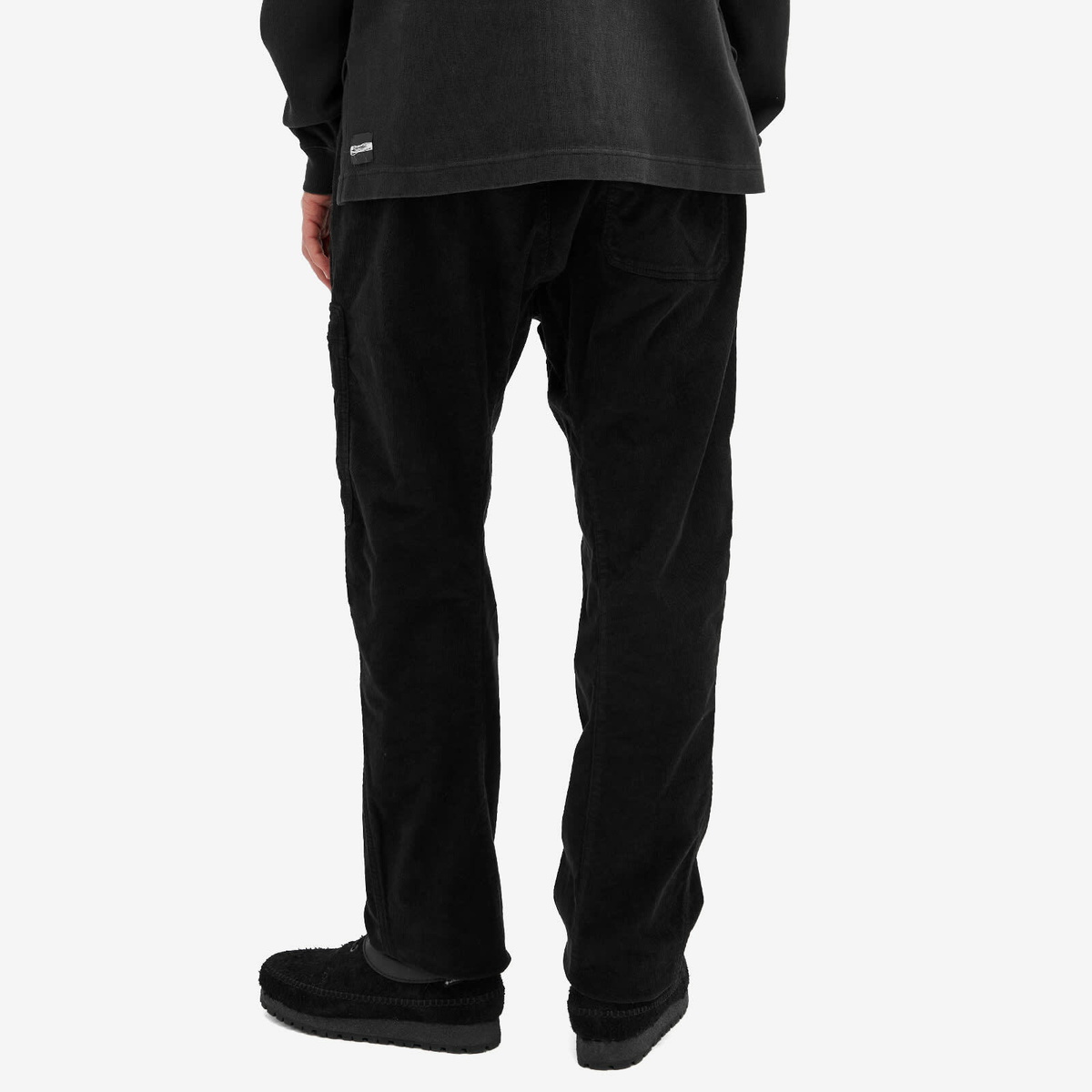 C.P. Company Men's Corduroy Lens Cargo Pants in Black C.P.