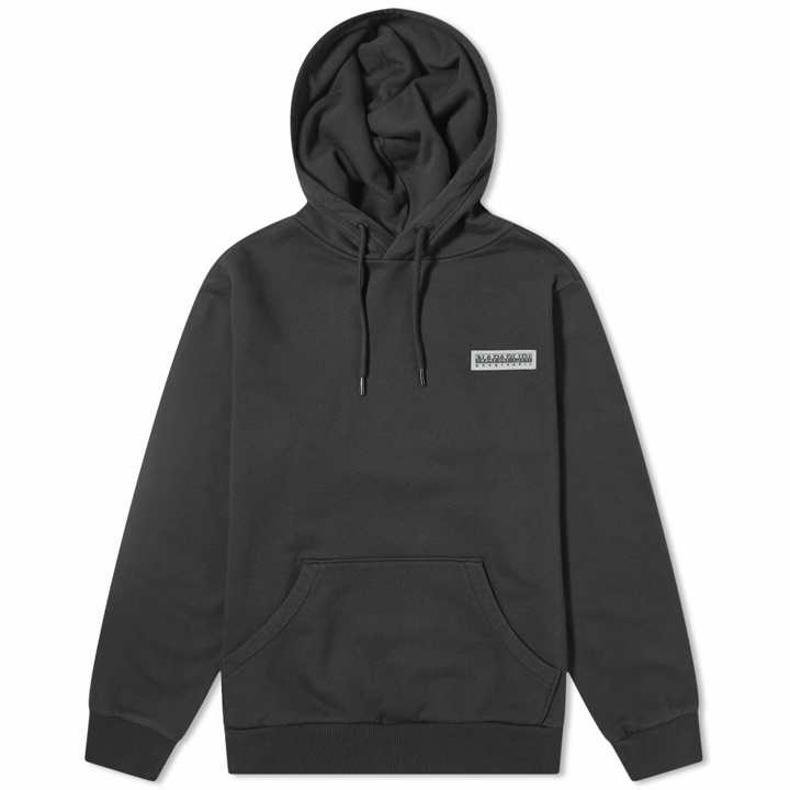 Photo: Napapijri Women's Patch Logo Hoodie in Black