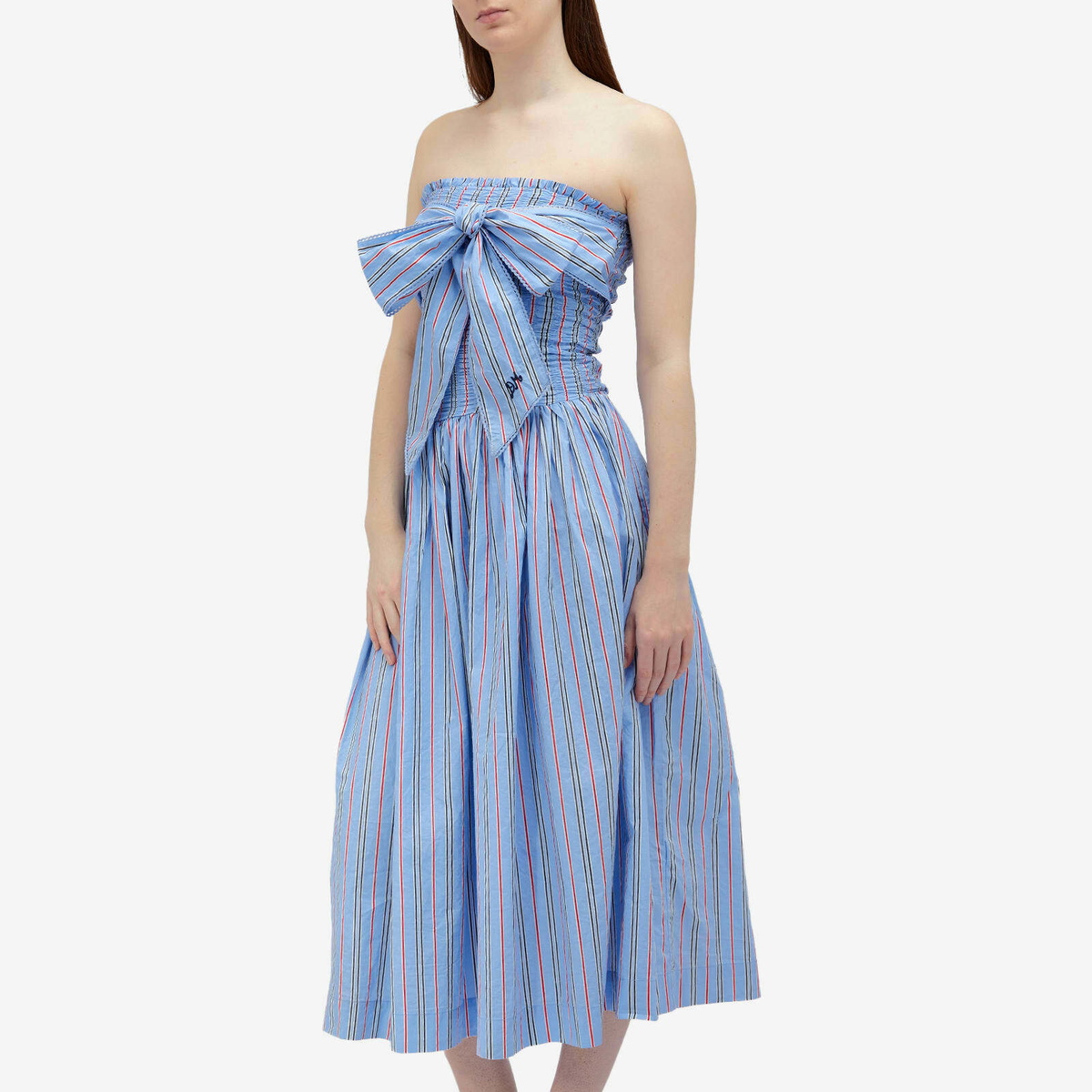 damson madder blue dress Damson Madder Lana Mini Dress