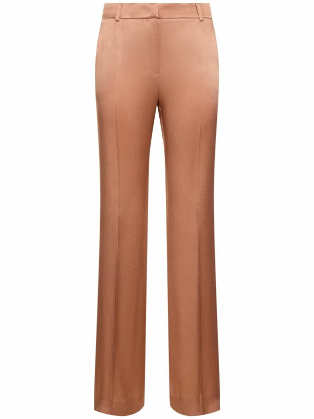 Photo: ALBERTA FERRETTI Satin Straight Pants