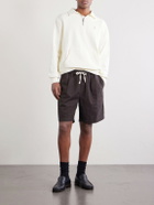 3sixteen - Straight-Leg Linen Drawstring Shorts - Brown