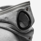 C.P. Company Men's Goggle Zip Hoody in Grey Melange