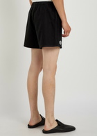 Bode Field Logo-embroidered Cotton-twill Shorts Black