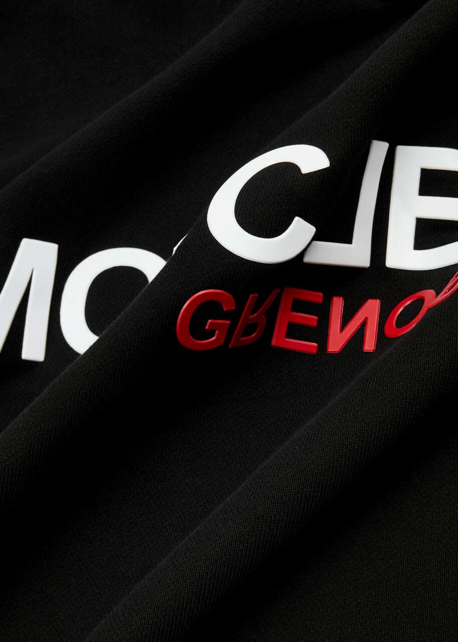Moncler Grenoble Day-Namic Hooded Cotton Sweatshirt Black