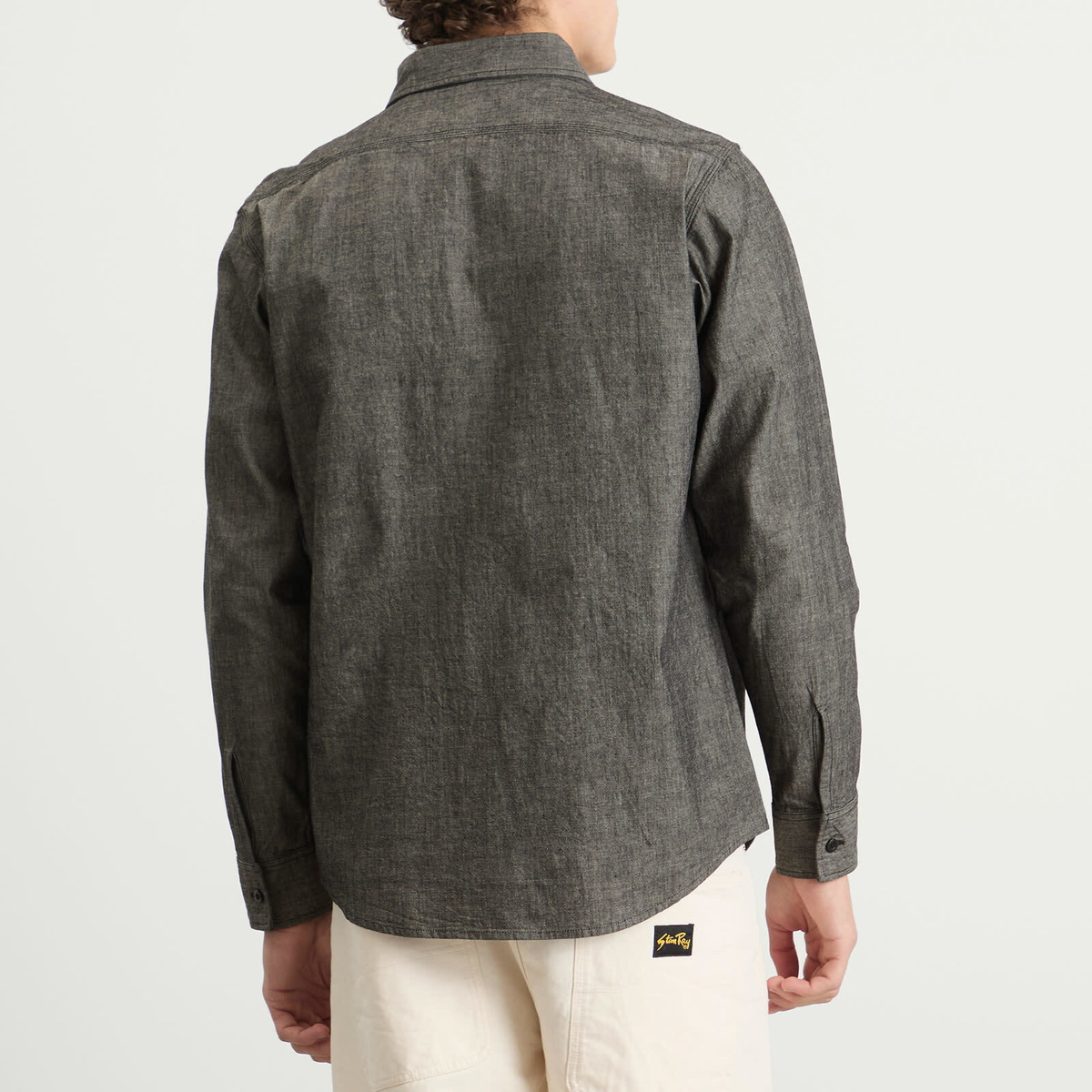 Randy's Garments Men's Randy’s Garments  3 Pocket Work Shirt in Black Heavy Chambray