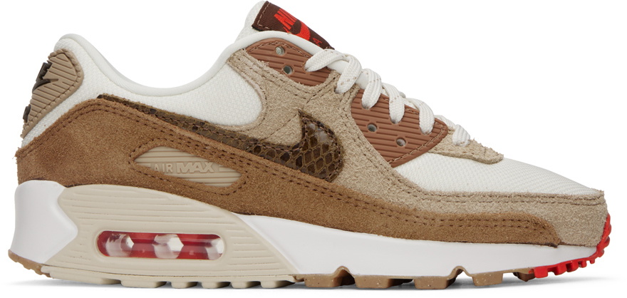 Nike Brown Off White Air Max 90 Sneakers Nike