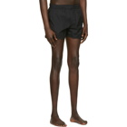AMI Alexandre Mattiussi Black Ami De Coeur Swim Shorts