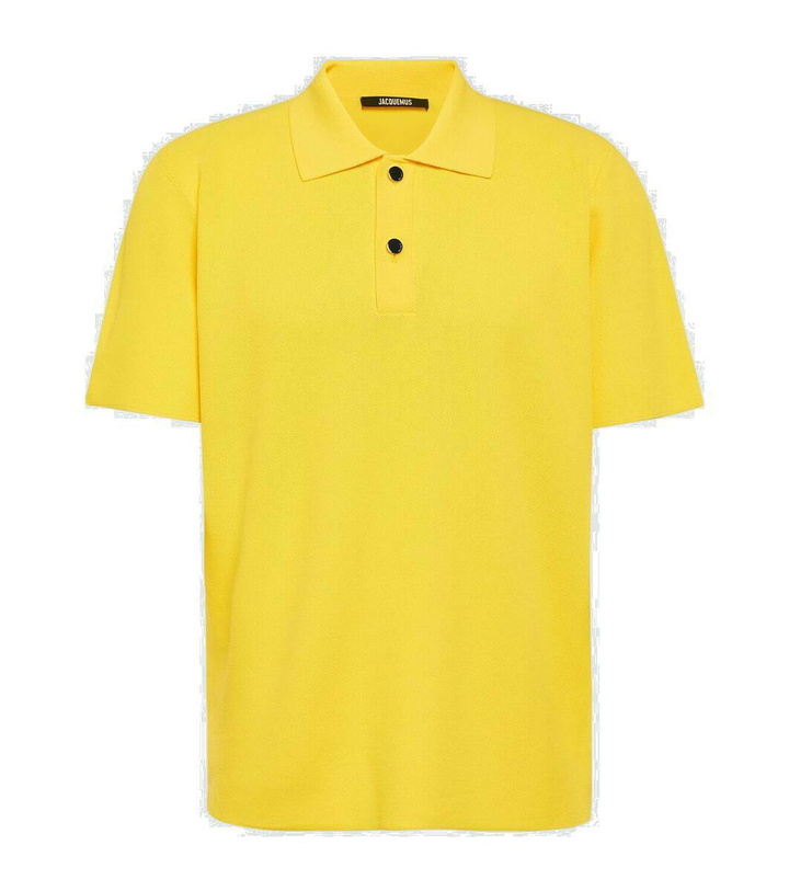 Photo: Jacquemus Le Polo Maille piqué polo shirt