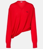 Loewe Double L asymmetric wool sweater