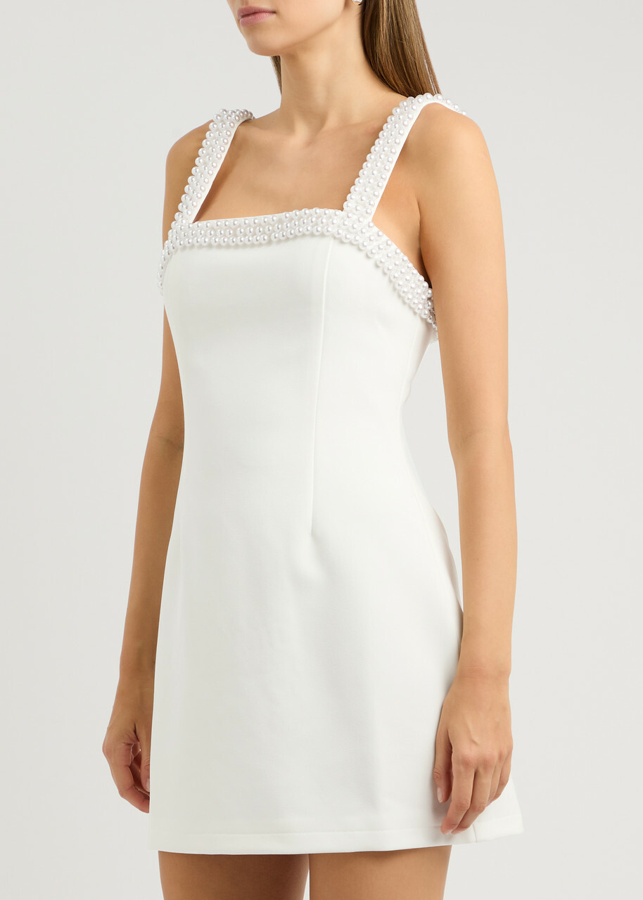 Odd Muse The Ultimate Muse Embellished Mini Dress White Odd Muse