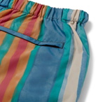 Acne Studios - Perry Mid-Length Striped Swim Shorts - Men - Blue