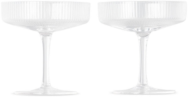 Photo: ferm LIVING Ripple Champagne Glass Set