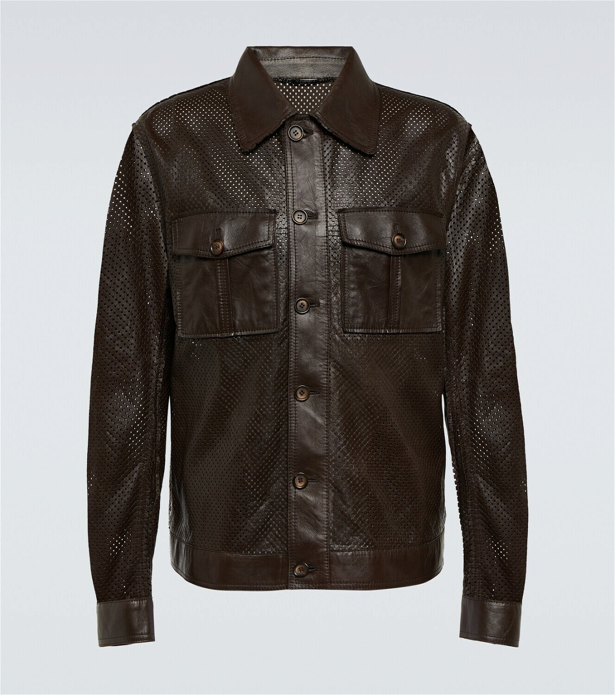 Dolce&Gabbana Leather shirt jacket