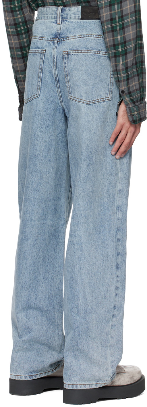 Stolen Girlfriends Club Blue 'Dust And Grit' Jeans