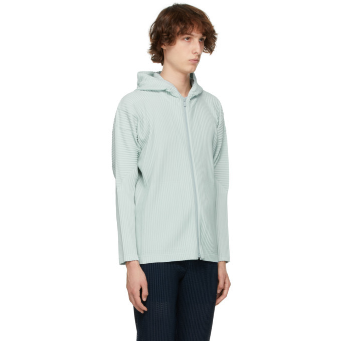 Homme Plisse Issey Miyake Grey Monthly Color February Zip-Up