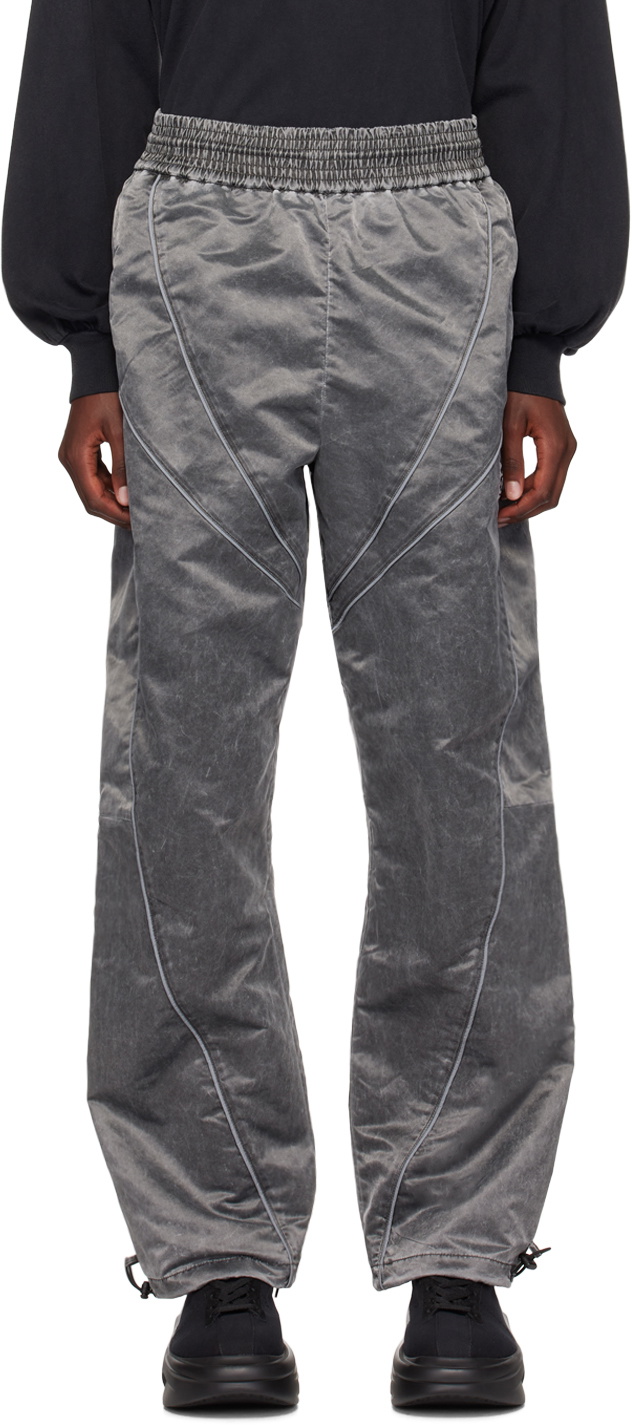 Alexander Wang Gray Piped Track Pants
