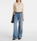 Veronica Beard Coralee cotton-blend top