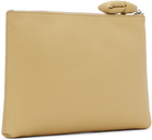 LEMAIRE Yellow Embossed Pouch