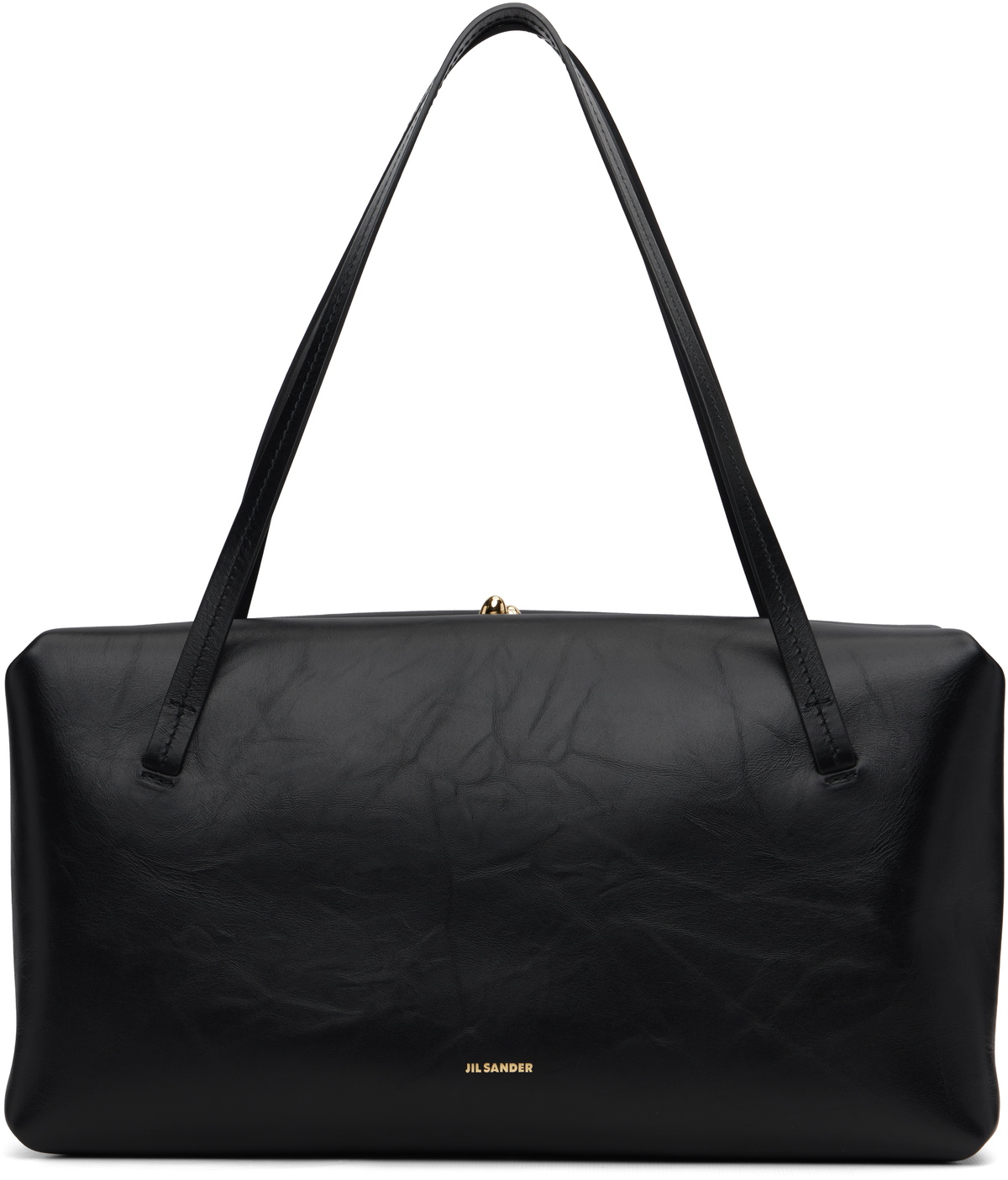 Jil Sander Black Goji Pillow Medium Bag