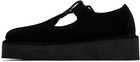 Clarks Originals Black Trek Wedge T-Bar Loafers