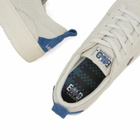 END. x Lacoste Umpire Sneaker in Off-White/Blue