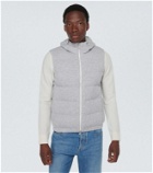 Brunello Cucinelli Padded hooded cashmere vest