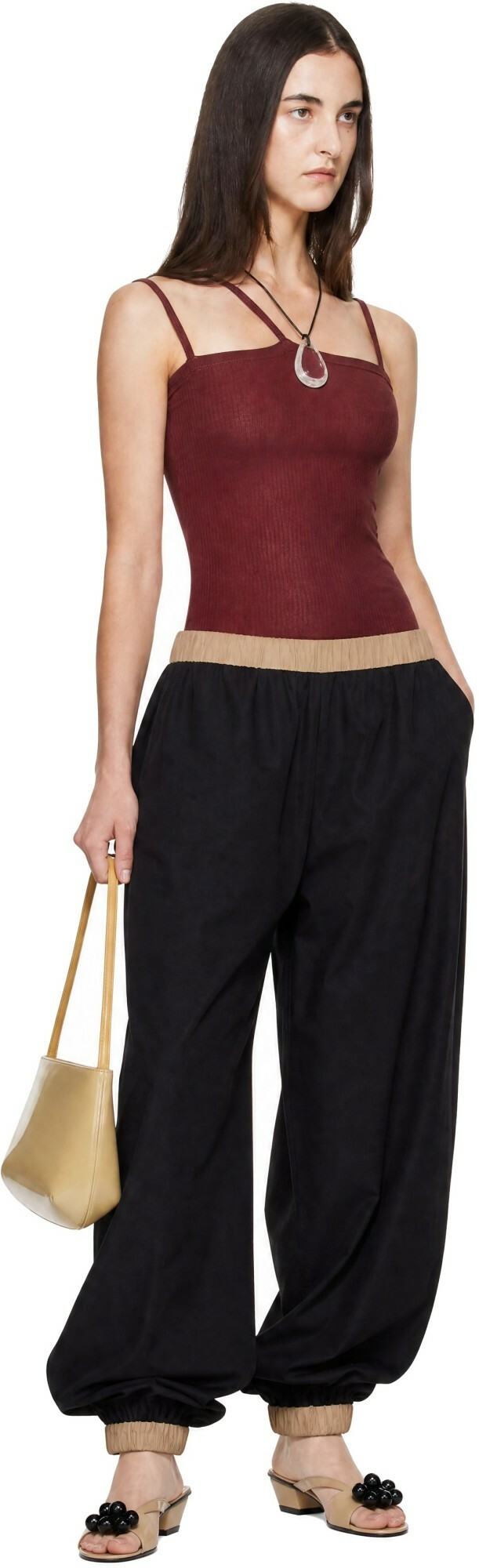 Baserange Black Moy Lounge Pants