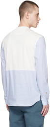 Paul Smith White Paneled Long Sleeve T-Shirt