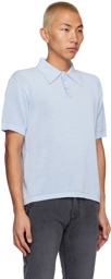 Second/Layer SSENSE Exclusive Blue Polo