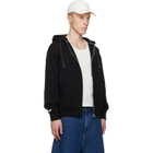 AAPE by A Bathing Ape Black Moonface Zip-Up Hoodie