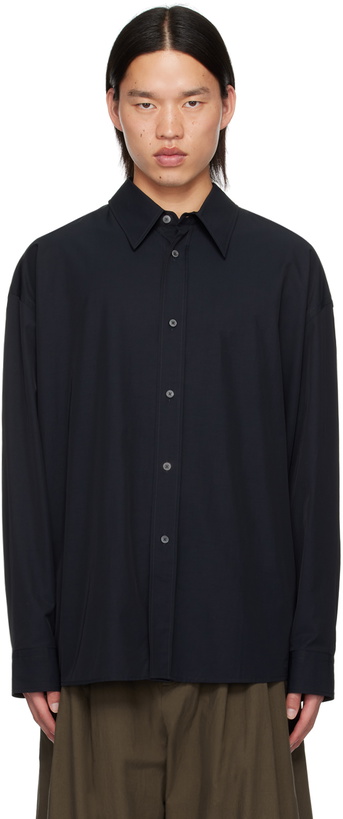 Photo: Studio Nicholson Navy Cloud Shirt