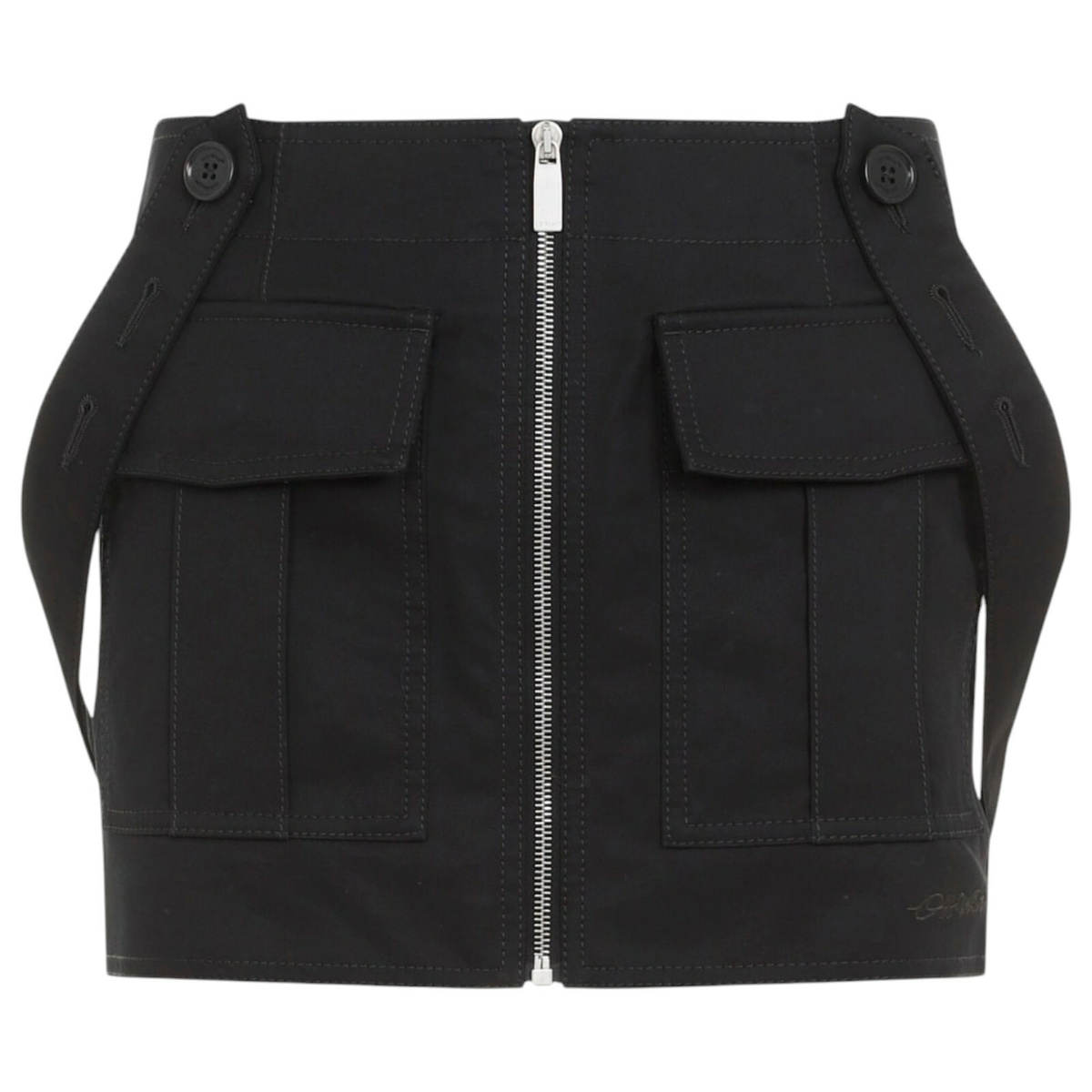 スカート Off-White Woman Skirt Grey OWCU009S24FAB002 0700 Off-White Outlet: Skirt woman - Grey | Off-White skirt