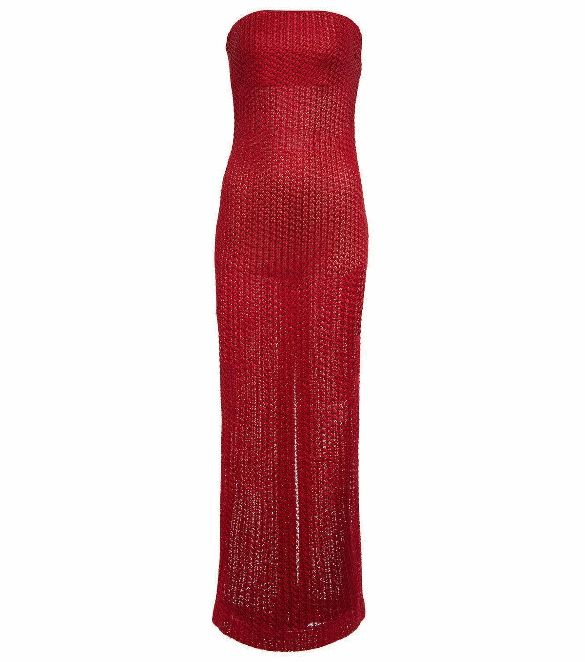 Robe Oversize Missoni By LINDEX En Tricot Lurex Bordeaux - Taille S, Occasion Très Bon état, Style Hiver Chic Et Brillant